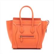 Pre-owned Leather celine-bags Celine Vintage , Orange , Dames