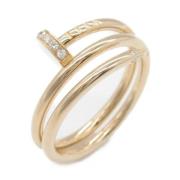 Pre-owned Metal rings Cartier Vintage , Yellow , Dames