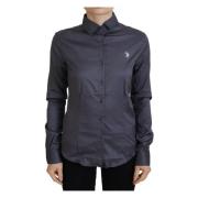 Grijs poloshirt met lange mouwen U.s. Polo Assn. , Gray , Dames