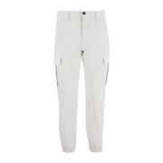 Cargo broek met elastische onderkant Eleventy , Beige , Heren