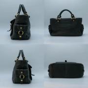 Pre-owned Leather celine-bags Celine Vintage , Black , Dames