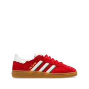 Rode Spezial Sneakers met Leren Details Adidas , Red , Heren