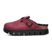 Chunky Shearling Klompen voor Dames Birkenstock , Purple , Dames