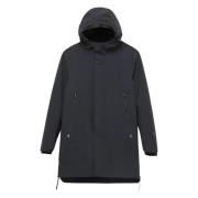 Parka Jas Donkergrijs Krakatau , Black , Heren