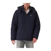 Navy Gewatteerd Pufferjack Lyle & Scott , Blue , Heren