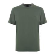 Thompson 01 Logo Katoenen T-shirt Hugo Boss , Green , Heren