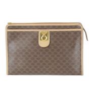 Pre-owned Canvas celine-bags Celine Vintage , Brown , Dames