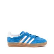 Blauwe Suède Panel Sneakers Adidas , Blue , Dames