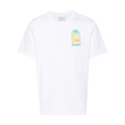 Grafische Print T-shirts en Polos Casablanca , White , Heren