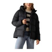 Zwarte Winter Puffer Jas Peak Performance , Black , Dames