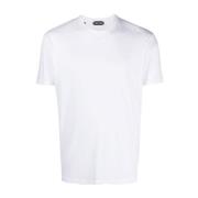 Witte T-shirt en Polo Collectie Tom Ford , White , Heren