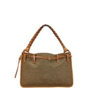 Pre-owned Canvas totes Gucci Vintage , Brown , Dames