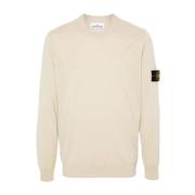 Stijlvolle Sweaters voor Mannen Stone Island , Beige , Heren