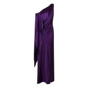 Lizzie-3/4 Mouw-Jurk Ralph Lauren , Purple , Dames