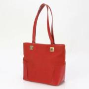 Pre-owned Canvas shoulder-bags Salvatore Ferragamo Pre-owned , Red , D...