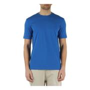 Thompson 01 Logo Katoenen T-shirt Hugo Boss , Blue , Heren