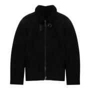 Krullende Merino Shearling Racer Jack Giorgio Brato , Black , Heren