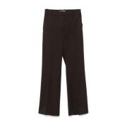 Bruine Twill Broek Samsøe Samsøe , Brown , Dames