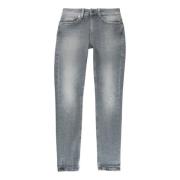 Moderne Monroe Skinny Jeans, Katoenen Materiaal Dondup , Gray , Dames