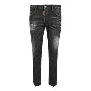 Zwarte Skater Jeans Dsquared2 , Black , Heren