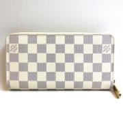 Pre-owned Canvas wallets Louis Vuitton Vintage , White , Dames