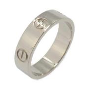 Pre-owned Metal rings Cartier Vintage , Gray , Dames