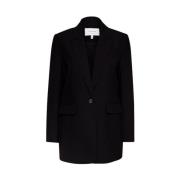 Zwarte casual blazer b.young , Black , Dames