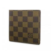 Pre-owned Fabric wallets Louis Vuitton Vintage , Brown , Heren