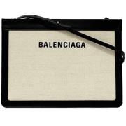 Pre-owned Canvas balenciaga-bags Balenciaga Vintage , White , Dames