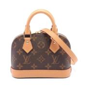 Pre-owned Canvas handbags Louis Vuitton Vintage , Brown , Dames