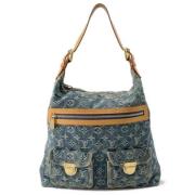 Pre-owned Denim louis-vuitton-bags Louis Vuitton Vintage , Blue , Dame...