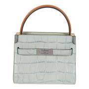 Blauwe Leren Handtas voor Vrouwen Tory Burch , Blue , Dames