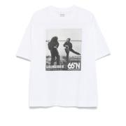 Fotoprint Heritage T-shirt 66 North , White , Heren