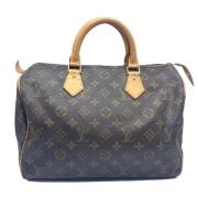 Pre-owned Canvas handbags Louis Vuitton Vintage , Brown , Dames