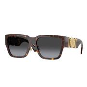 Havana zonnebril met grijze gradient lenzen Versace , Brown , Heren