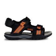 Borealis Kinderschoenen Geox , Black , Heren