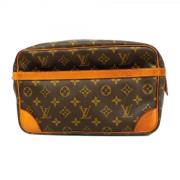 Pre-owned Fabric louis-vuitton-bags Louis Vuitton Vintage , Brown , Da...