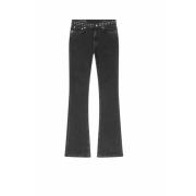 Zwarte Bootcut Skinny Jeans Dondup , Black , Dames