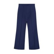 Enkellange Ponte Gebreide Broek Staud , Blue , Dames