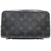 Pre-owned Canvas wallets Louis Vuitton Vintage , Black , Dames