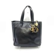 Pre-owned Leather handbags Dior Vintage , Black , Dames