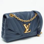 Pre-owned Leather louis-vuitton-bags Louis Vuitton Vintage , Blue , Da...