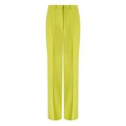 Ceder Wijde Pijp Broek Elisabetta Franchi , Yellow , Dames