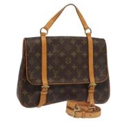 Pre-owned Canvas louis-vuitton-bags Louis Vuitton Vintage , Brown , Da...