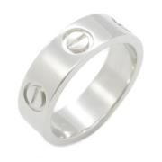 Pre-owned Metal rings Cartier Vintage , Gray , Dames