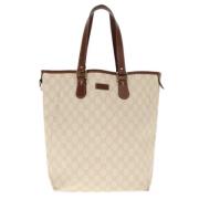 Pre-owned Leather totes Gucci Vintage , Yellow , Dames