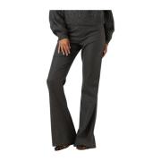 Grijze Flared Broek voor Vrouwen Gestuz , Gray , Dames