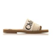 Woody Slides Chloé , Beige , Dames