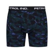 Heren Boxershorts 2-Pack Donker Zwart Petrol , Black , Heren