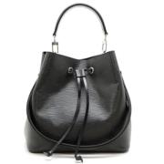 Pre-owned Leather louis-vuitton-bags Louis Vuitton Vintage , Black , D...